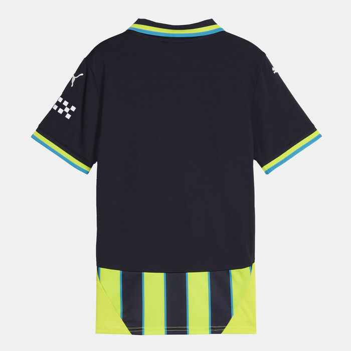 PUMA Kids' Manchester City 24/25 Away Replica Football Jersey White image number 1