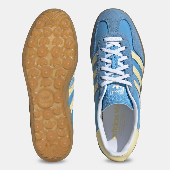 adidas Men's Gazelle Indoor Shoes Blue adidas Men's Gazelle Indoor Shoes Blue image number 4