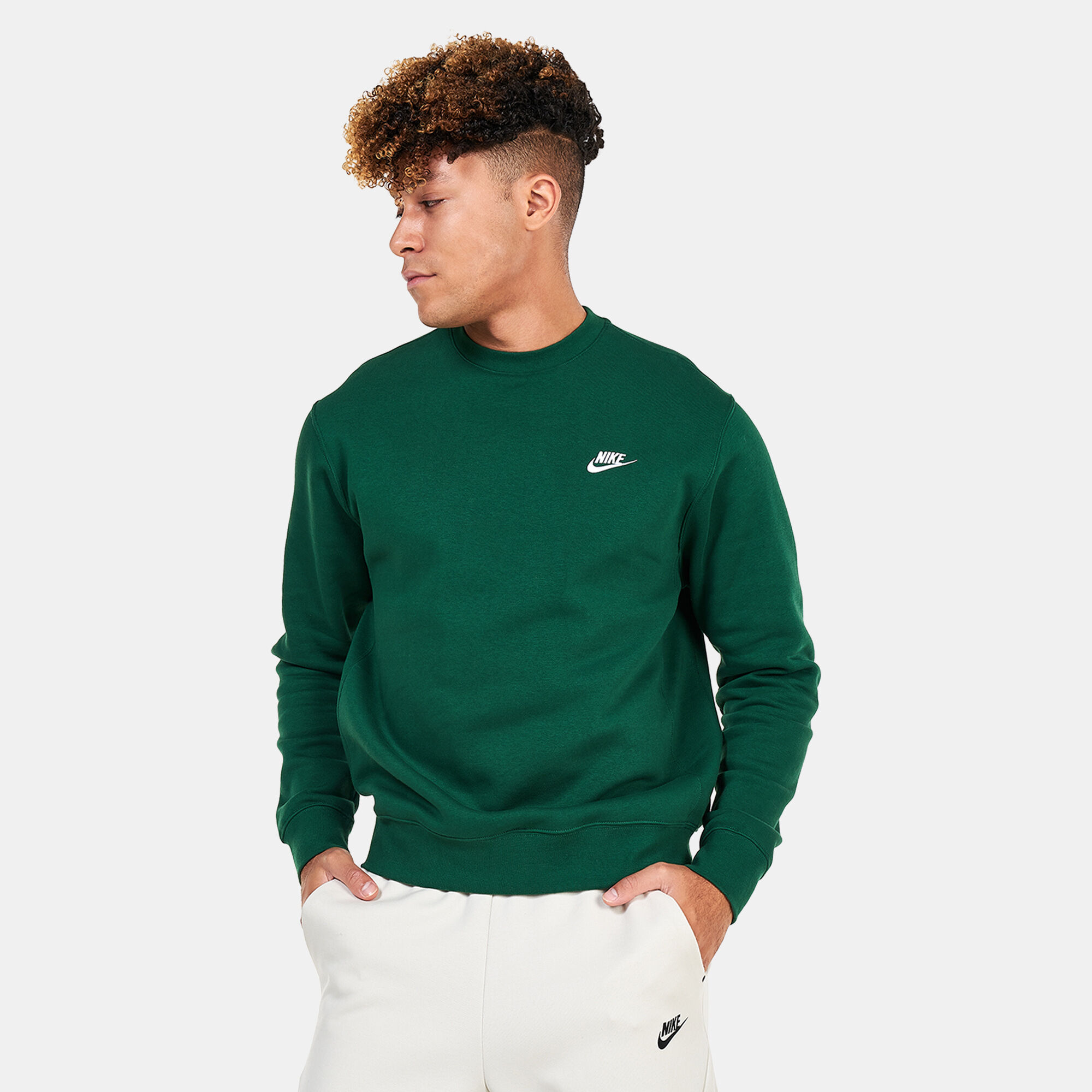 Men s Sportswear Club Crew Sweatshirt Green Nike in KSA SSS