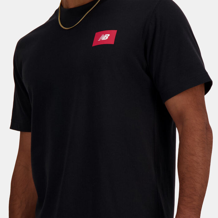 New Balance Men's Logo T-Shirt Black New Balance Men's Logo T-Shirt Black image number 3
