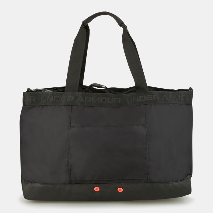 Under Armour Women's UA Essentials Signature Tote Bag Black Under Armour Women's UA Essentials Signature Tote Bag Black image number 1