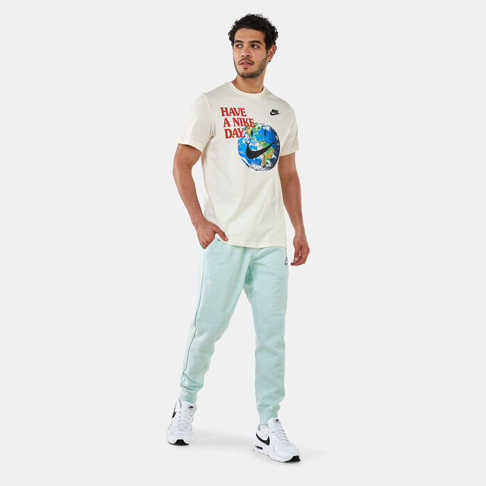 Nike Men's Sportswear Fleece Sweatpants Green Nike Men's Sportswear Fleece Sweatpants Green image number 2
