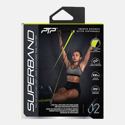 PTP Superband Dual Light Resistance Band Green PTP Superband Dual Light Resistance Band Green