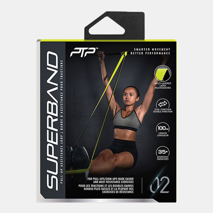 PTP Superband Dual Light Resistance Band Green PTP Superband Dual Light Resistance Band Green image number 1