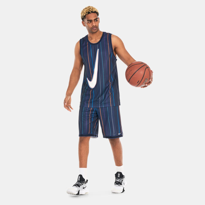 Nike Men's Dri-FIT DNA Basketball Jersey Blue image number 2