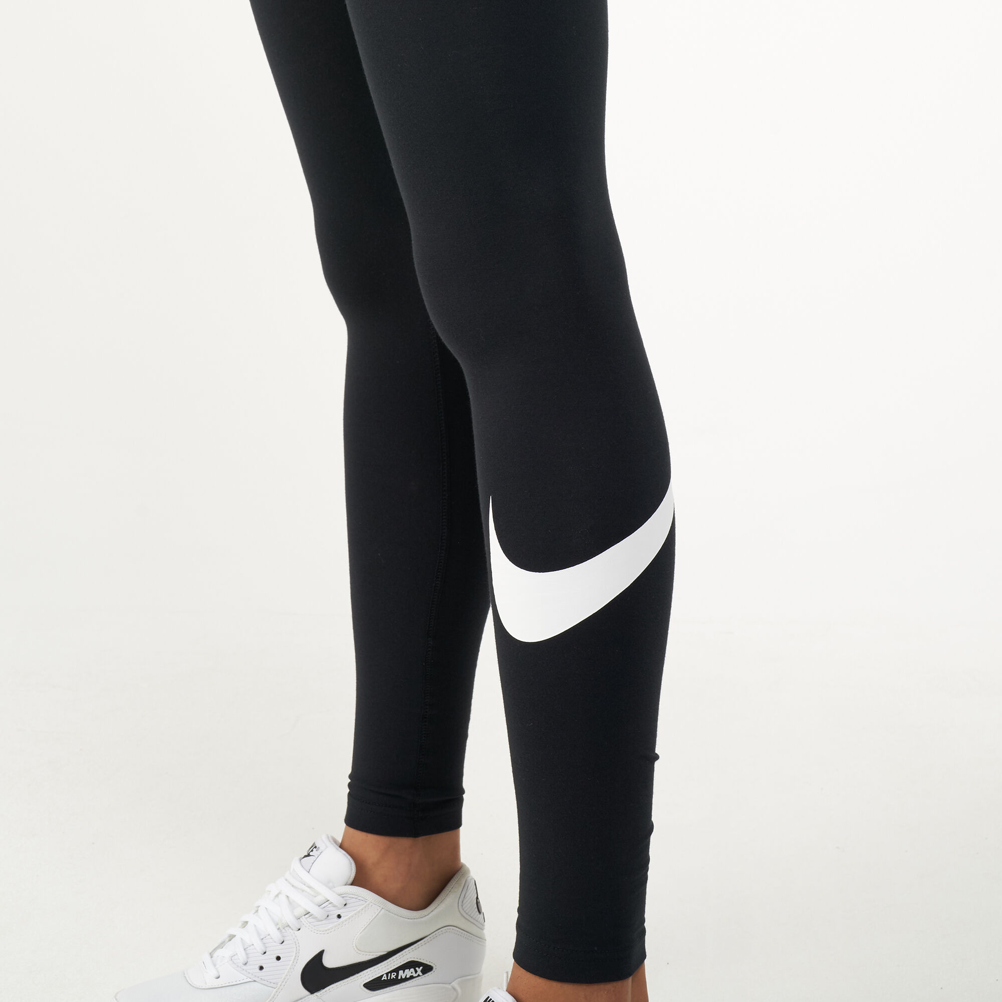 Nike club leggings discount with swoosh logo