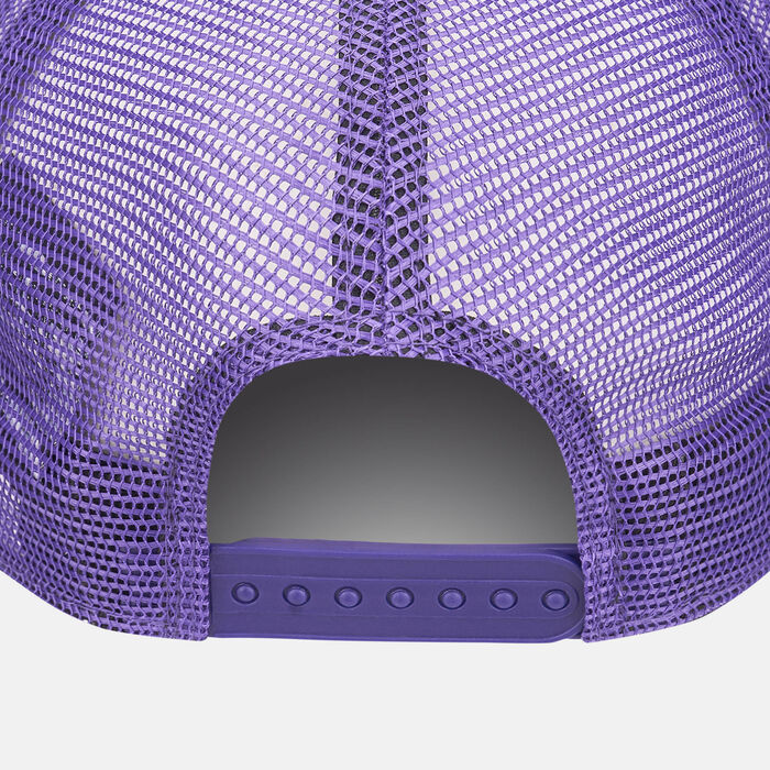 New Era Men's NBA Los Angeles Lakers Team Colour Trucker Cap Purple New Era Men's NBA Los Angeles Lakers Team Colour Trucker Cap Purple image number 1