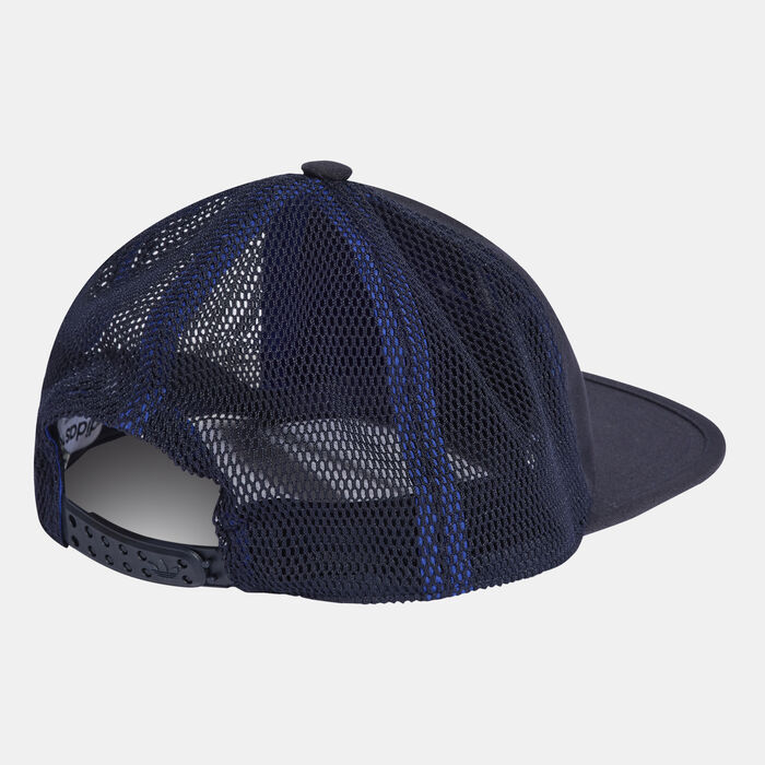 adidas Originals Men's Adicolor Archive Trucker Cap Blue image number 1