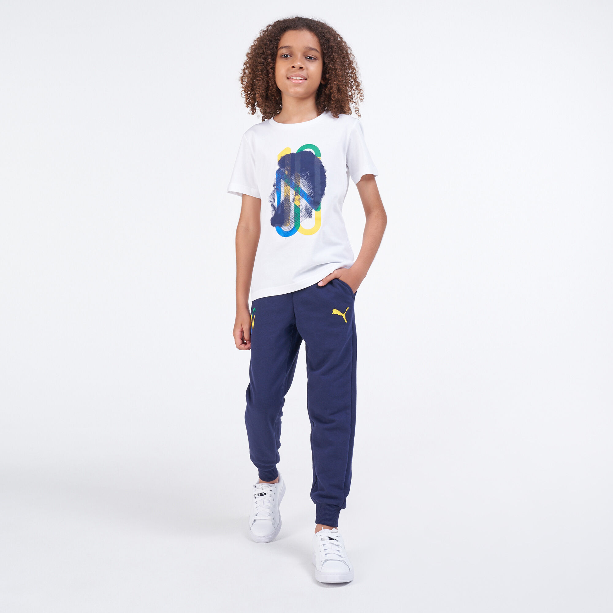 Buy Puma Kids Neymar Jr. Hero T Shirt White in KSA SSS