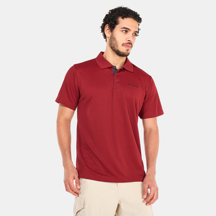 Columbia Men's Utilizer™ Polo T-Shirt Red Columbia Men's Utilizer™ Polo T-Shirt Red image number 0