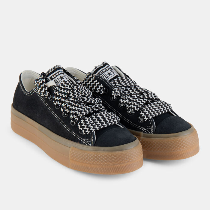 Converse Women's Chuck Taylor All Star Lift Platform Shoes Black Converse Women's Chuck Taylor All Star Lift Platform Shoes Black image number 1