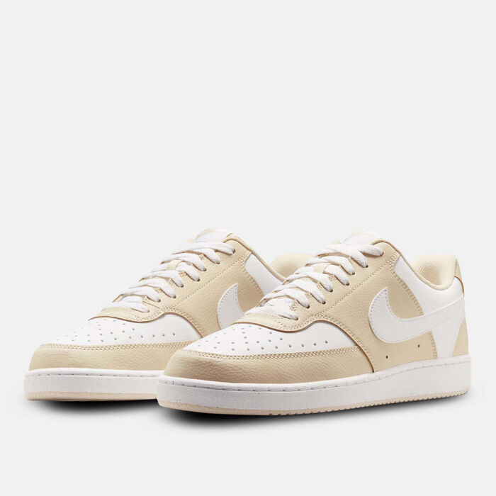 Nike Men's Court Vision Low Shoes Beige Nike Men's Court Vision Low Shoes Beige image number 1