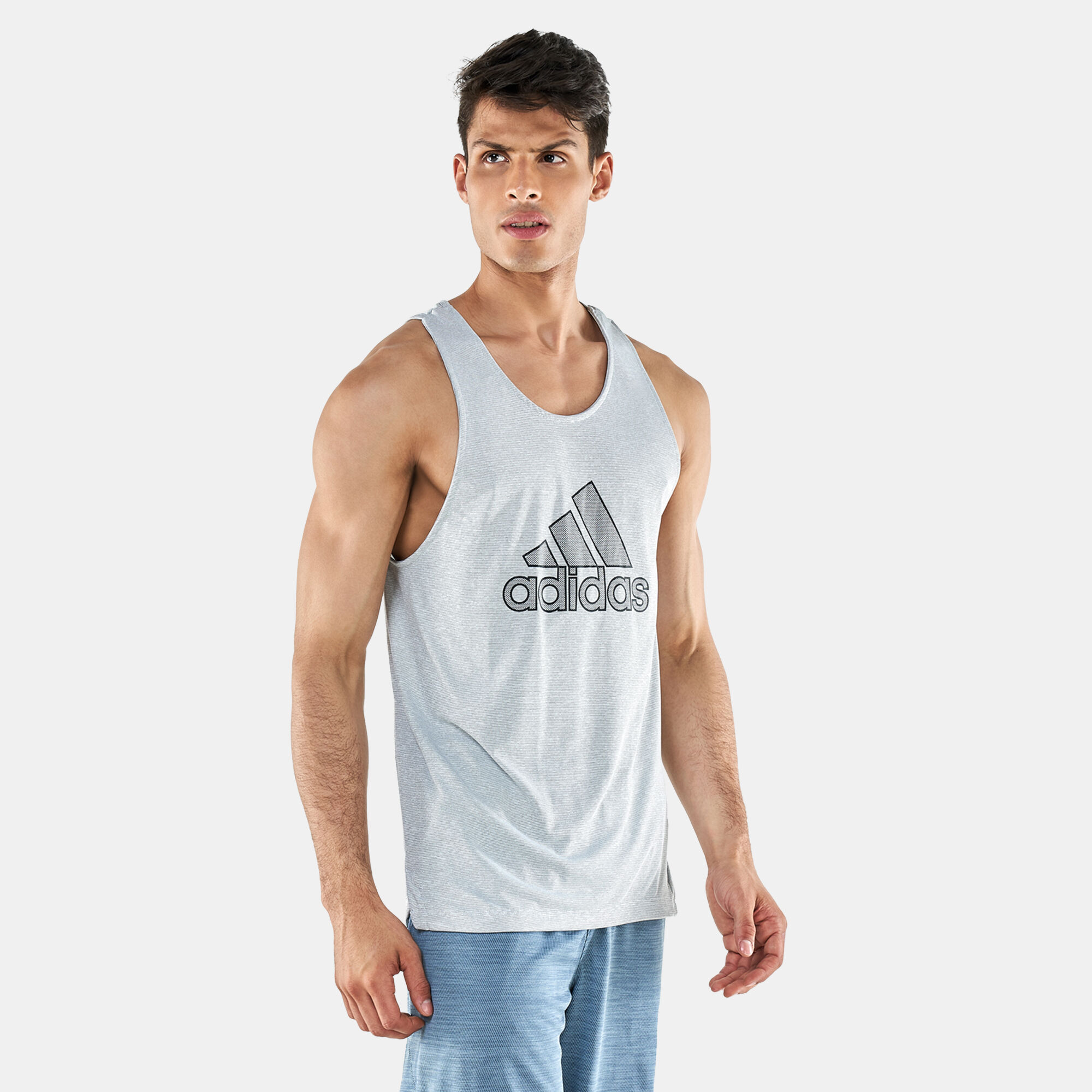 Buy adidas Men s Bos Primeblue Muscle Tank Top White in KSA SSS