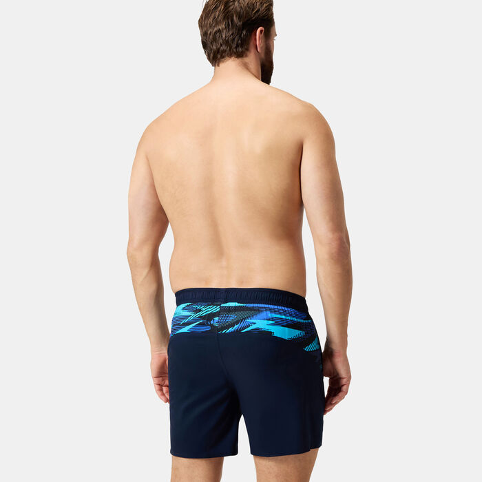 Speedo Mens XPRESS LITE Panel Swimming Shorts Blue Speedo Mens XPRESS LITE Panel Swimming Shorts Blue image number 1