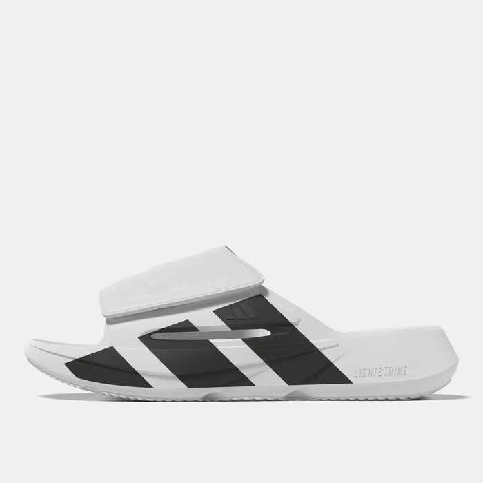 adidas Men's Lightblaze Slides White adidas Men's Lightblaze Slides White image number 2