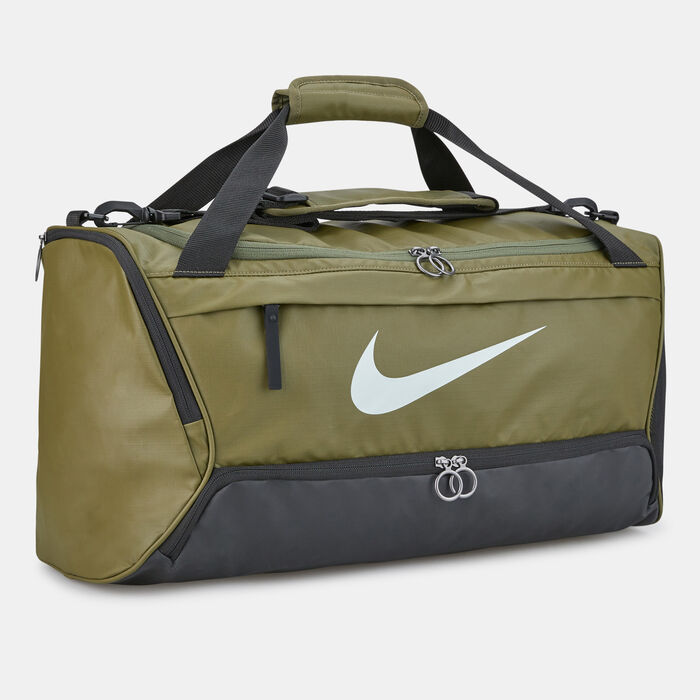Nike Men's Brasilia Training Duffel Bag (Medium) Green Nike Men's Brasilia Training Duffel Bag (Medium) Green image number 2