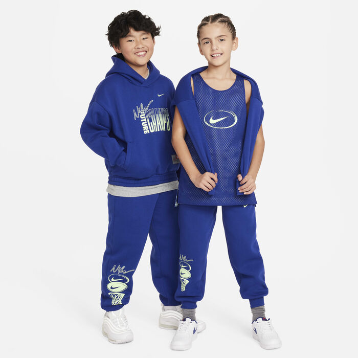 Nike Kids' Culture Of Basketball Fleece Pants Blue Nike Kids' Culture Of Basketball Fleece Pants Blue image number 6