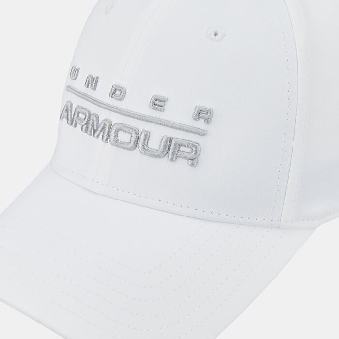 Under Armour Men's Wordmark Cap White Under Armour Men's Wordmark Cap White image number 2