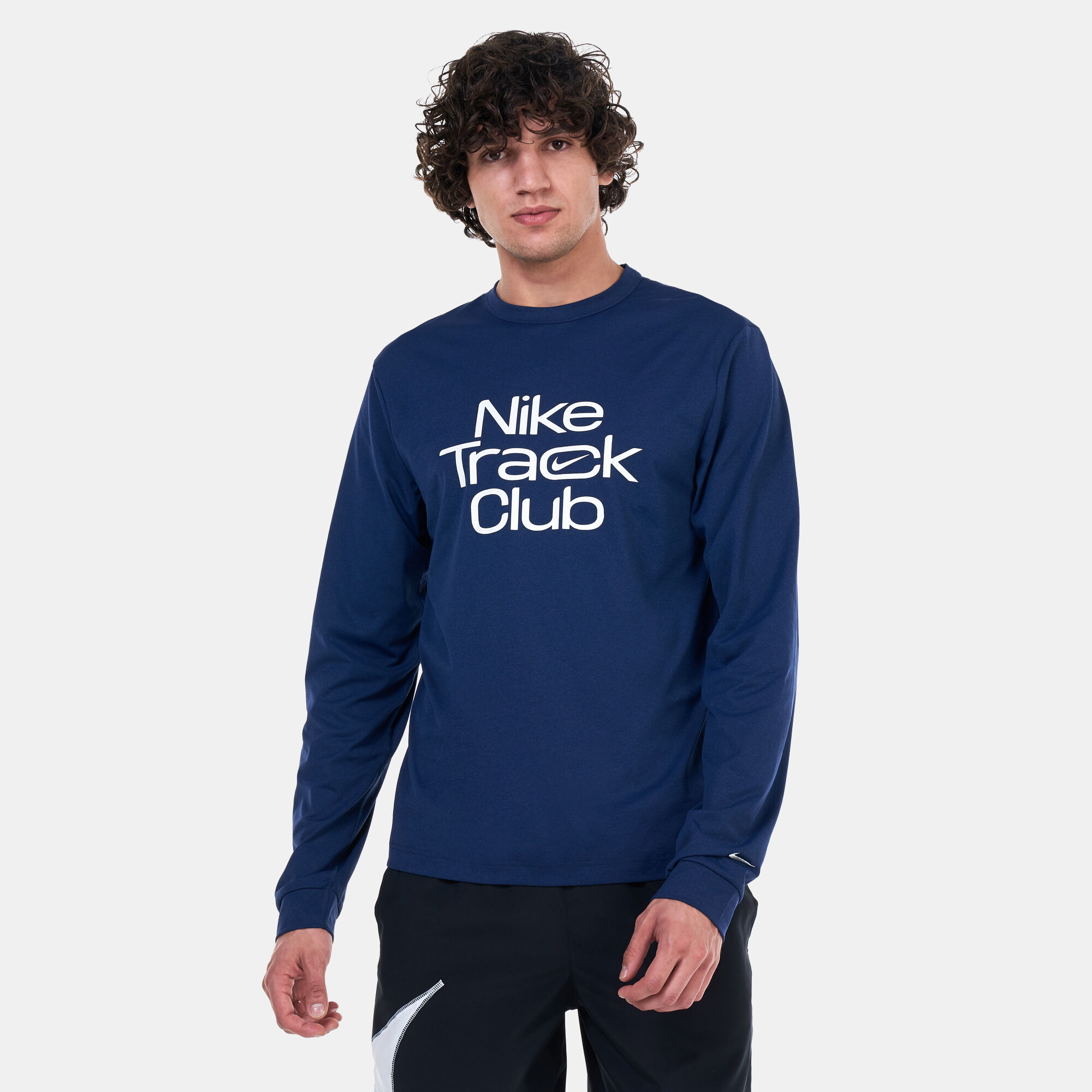 Buy Nike Men s Dri FIT Track Club Hyverse Running T Shirt Blue in