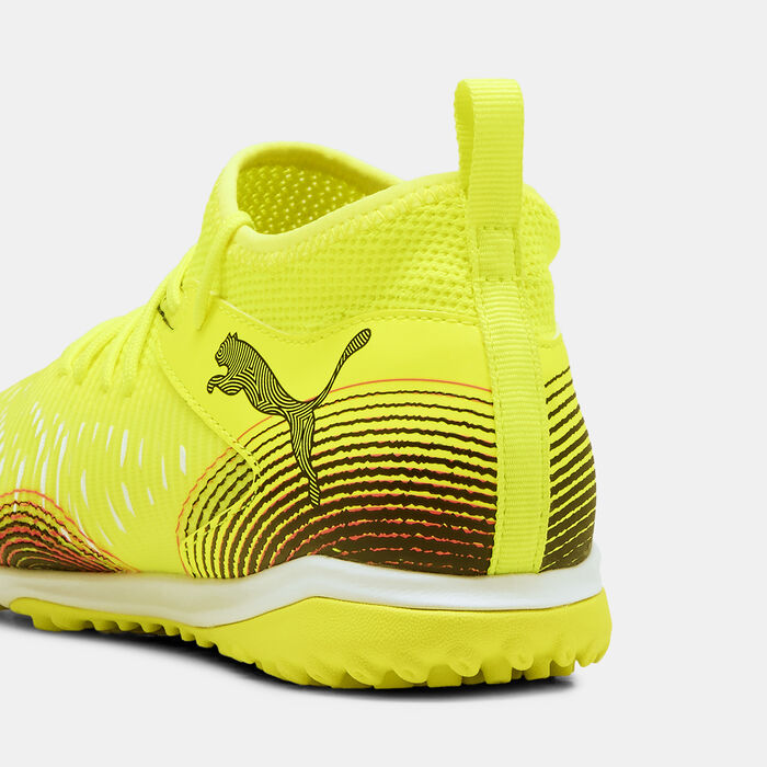 PUMA Kids' FUTURE 8 MATCH+ Turf Ground Football Shoes Black image number 5