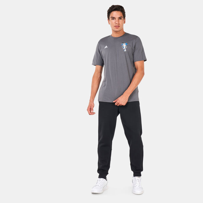 adidas Men's Messi Football Icon Graphic T-Shirt Grey adidas Men's Messi Football Icon Graphic T-Shirt Grey image number 2