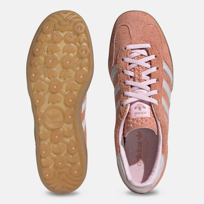 adidas Men's Gazelle Indoor Shoes Pink image number 4