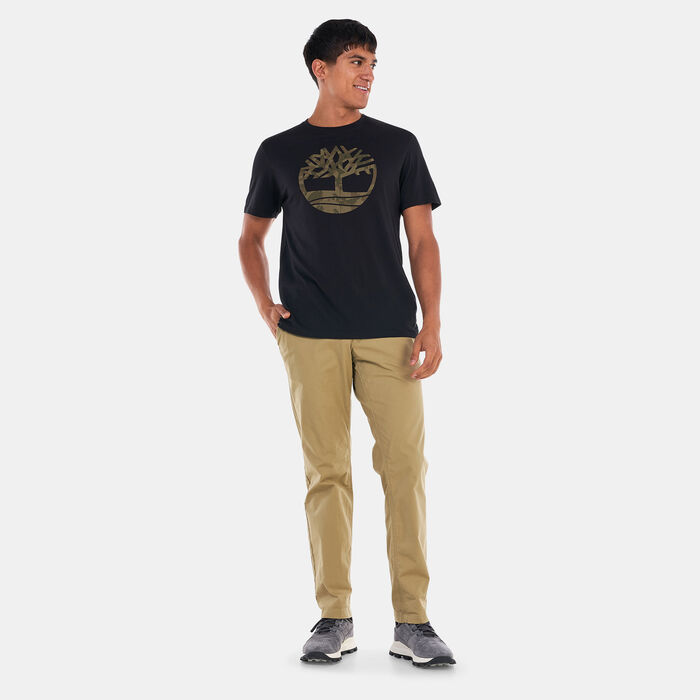 Timberland Men's Camo Tree Logo T-Shirt Green Timberland Men's Camo Tree Logo T-Shirt Green image number 2