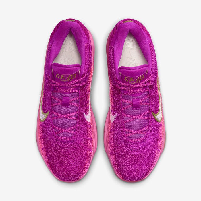 Nike Men's G.T. Hustle 3 Basketball Shoes Pink Nike Men's G.T. Hustle 3 Basketball Shoes Pink image number 3