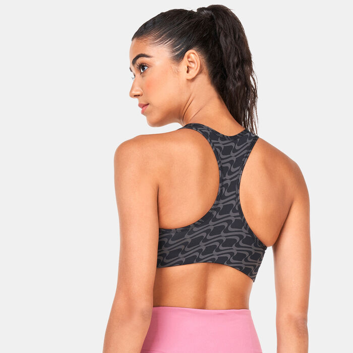 Nike Women's Dri-FIT Swoosh Sports Bra Black Nike Women's Dri-FIT Swoosh Sports Bra Black image number 1