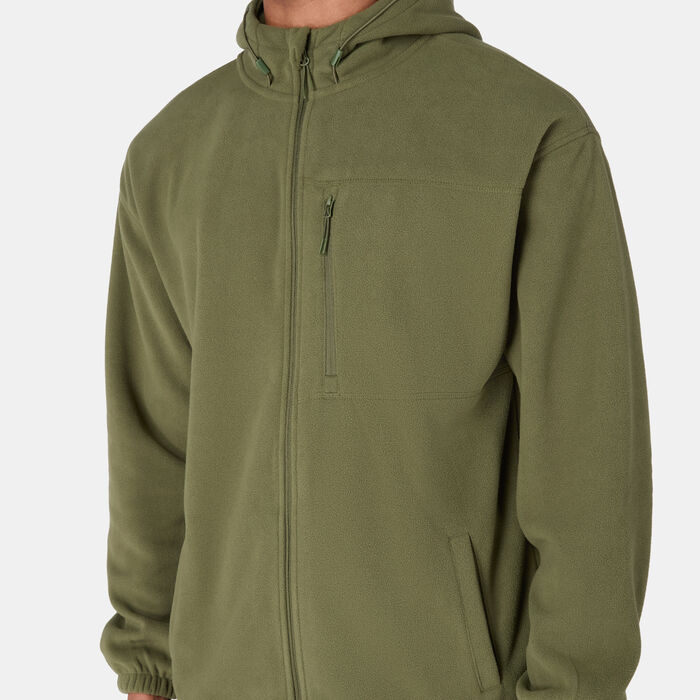 Sun and Sand Sports Men's Fleece Jacket Green image number 3
