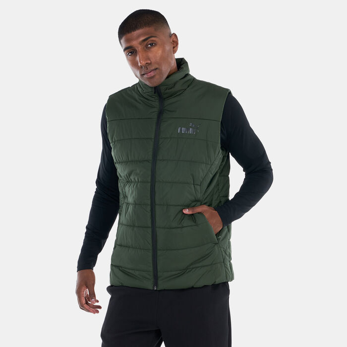 PUMA Men's Essentials Padded Vest Green image number 0