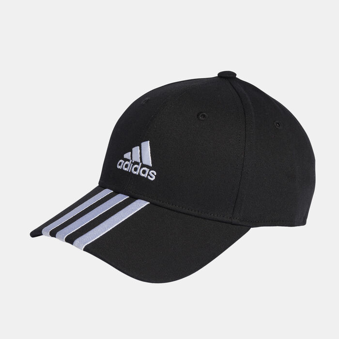 adidas 3-Stripes Baseball Cap Black adidas 3-Stripes Baseball Cap Black image number 1