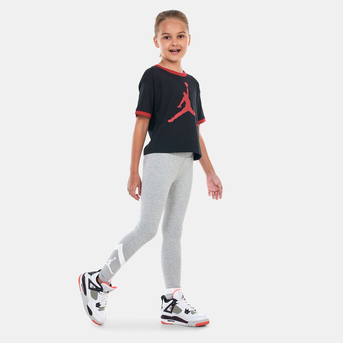 Jordan Kids; Essentials Ringer T-Shirt (Older Kids) Black image number 2