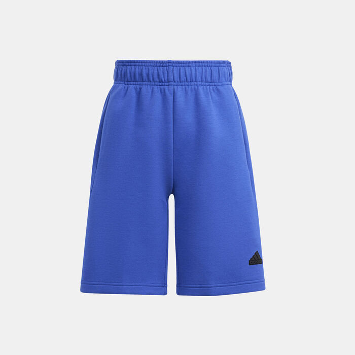 adidas Kids' Z.N.E. Shorts Blue adidas Kids' Z.N.E. Shorts Blue image number 1