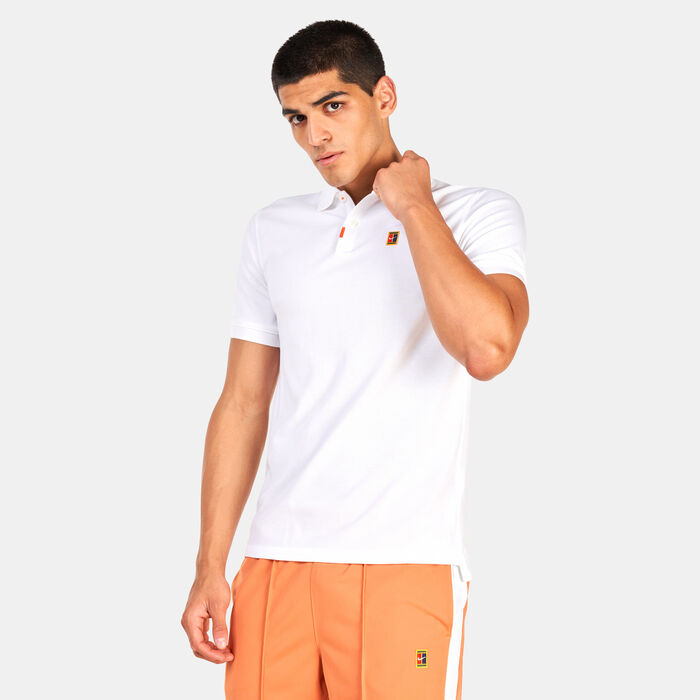 Nike Men's Polo Hertiage Shirt White Nike Men's Polo Hertiage Shirt White image number 0
