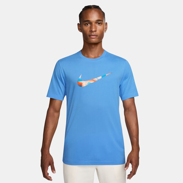 Nike Men's Dri-FIT Training T-Shirt Blue image number 0