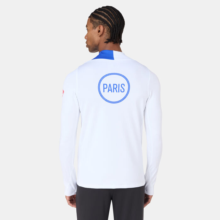 Nike Men's Paris Saint-Germain Dri-FIT Strike Drill Football Top White Nike Men's Paris Saint-Germain Dri-FIT Strike Drill Football Top White image number 1