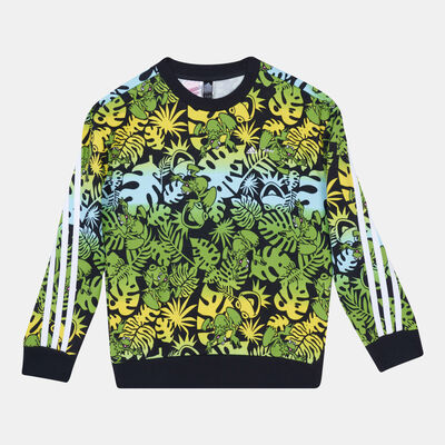 adidas Kids' Disney Muppets Crew Sweatshirt yellow