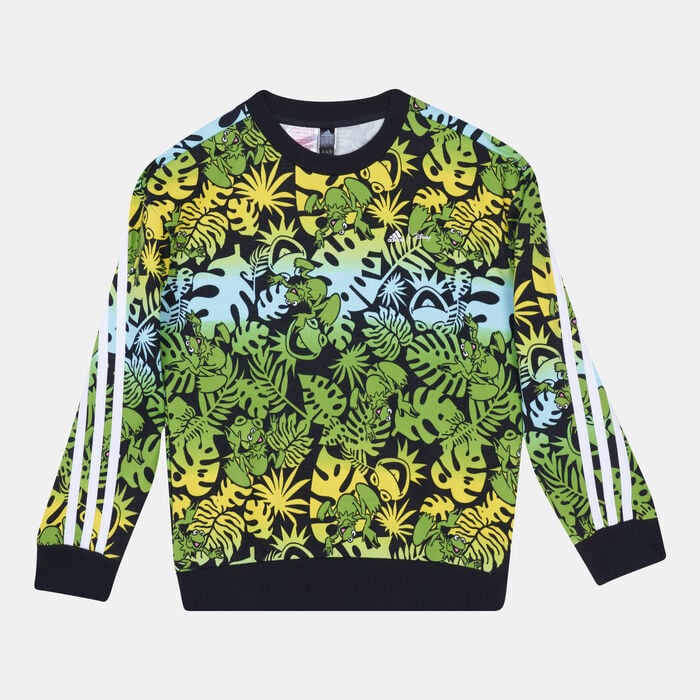 adidas Kids' Disney Muppets Crew Sweatshirt yellow adidas Kids' Disney Muppets Crew Sweatshirt yellow image number 0