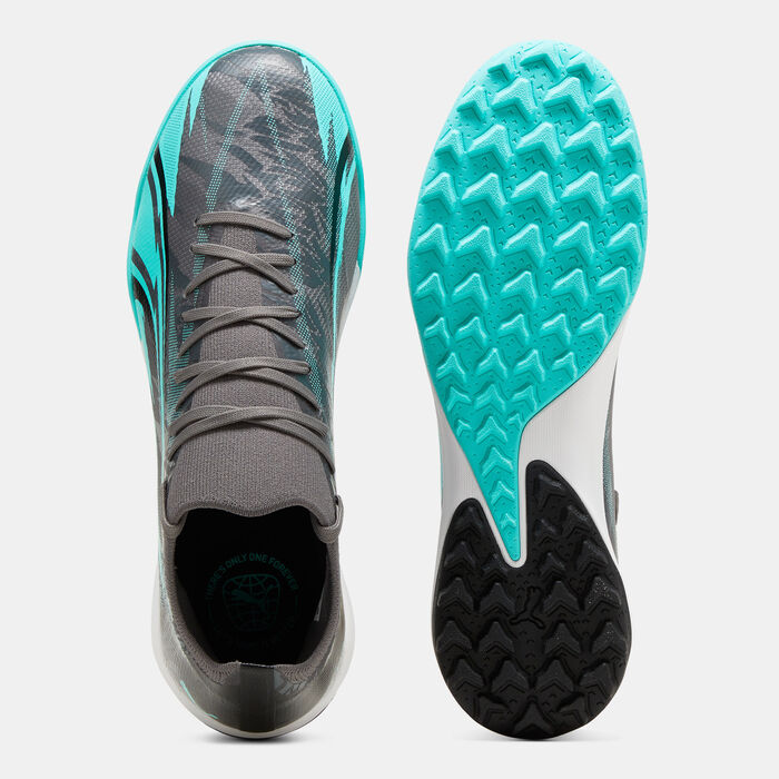PUMA Men's ULTRA MATCH RUSH Turf Ground Football Shoes Grey PUMA Men's ULTRA MATCH RUSH Turf Ground Football Shoes Grey image number 3