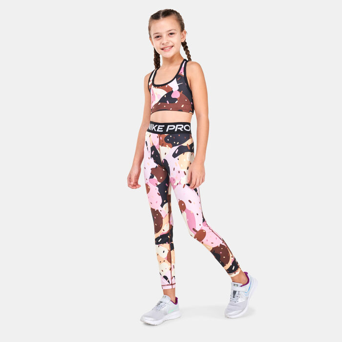 Nike Kids' Pro Dri-FIT Leggings (Older Kids) Black image number 2
