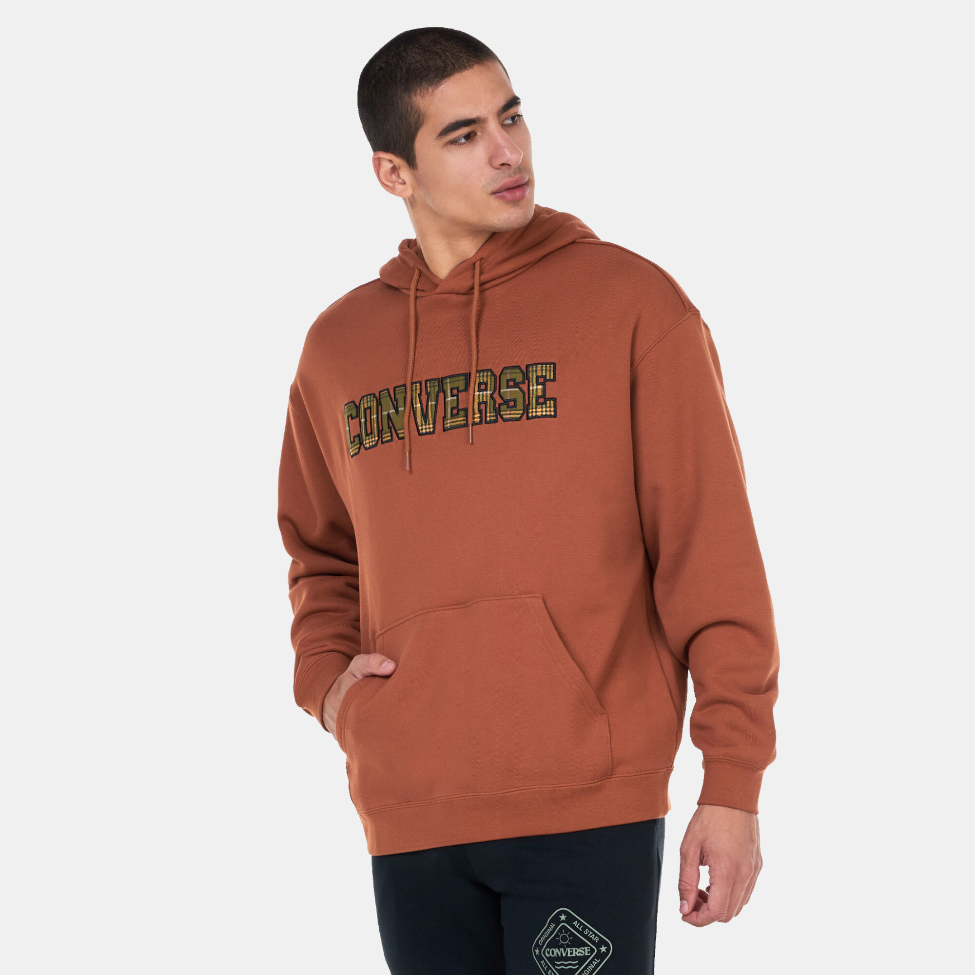 Men s All Star Logo Namesake Hoodie Orange Converse in KSA SSS