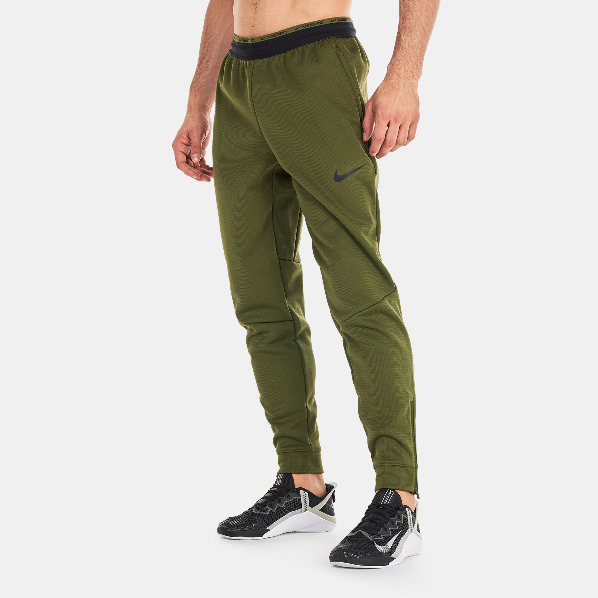 Nike green trousers discount