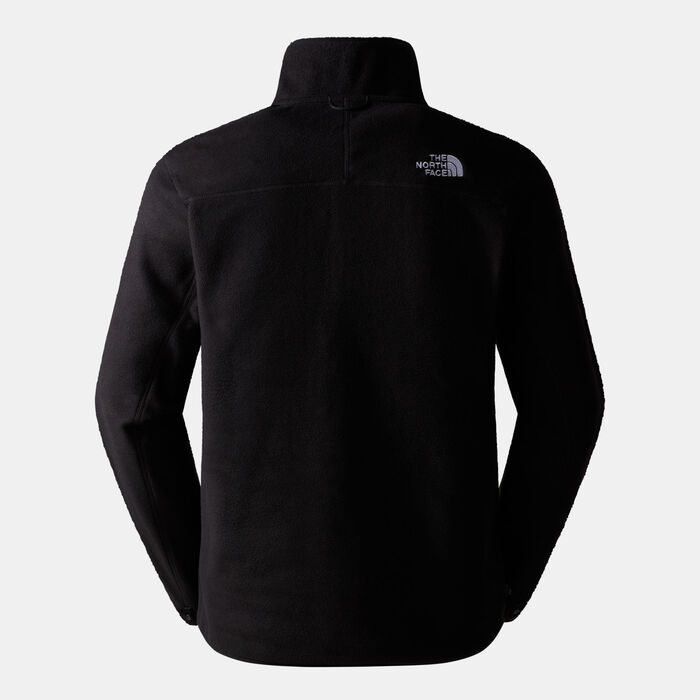 The North Face Men's 100 Glacier Fleece Full-Zip Jacket Black image number 1