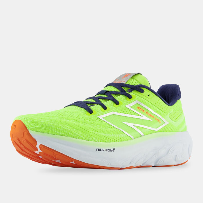 New Balance Men's TCS NYC Marathon Fresh Foam X 1080v13 Running Shoes yellow New Balance Men's TCS NYC Marathon Fresh Foam X 1080v13 Running Shoes yellow image number 2
