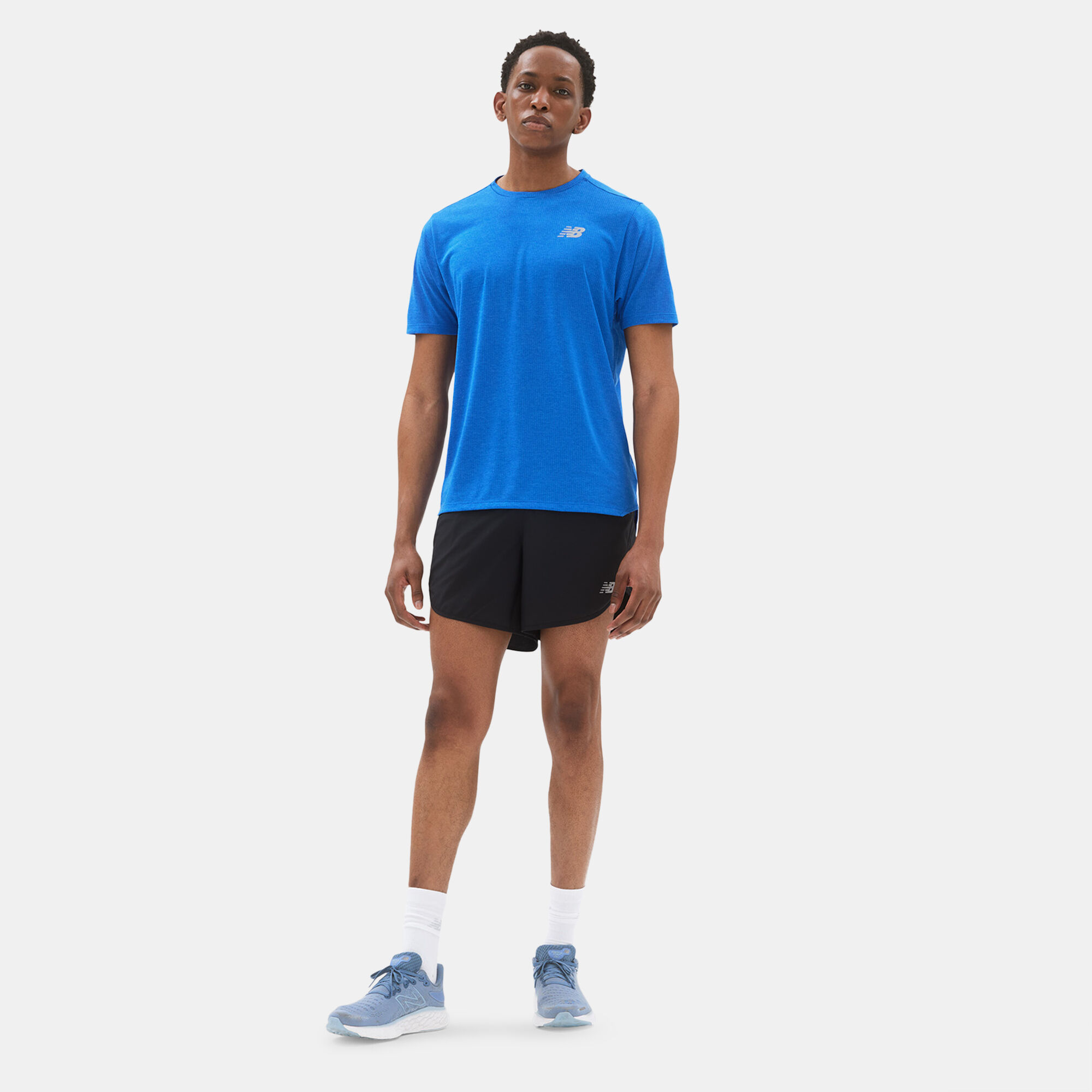 Buy New Balance Men s Impact Run 5 inch Shorts Black in KSA SSS
