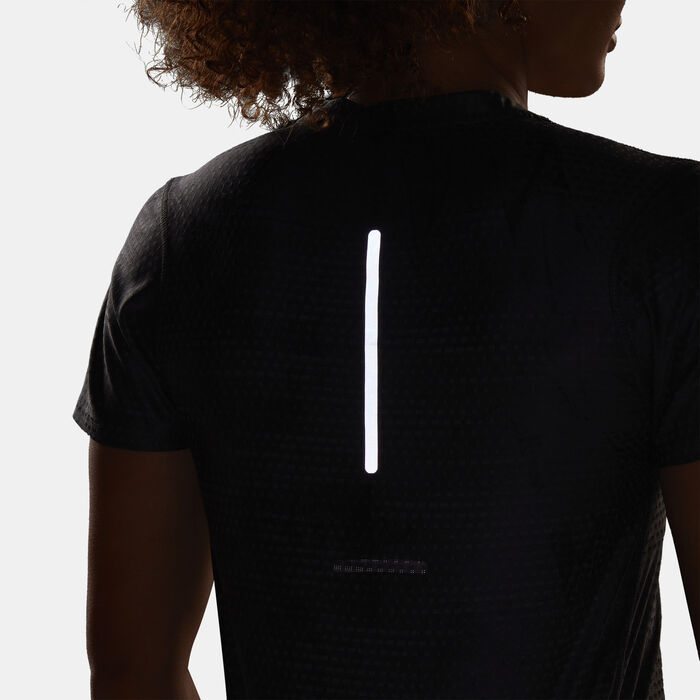 adidas Women's Ultimateadidas All Over Print Running T-Shirt Black image number 4