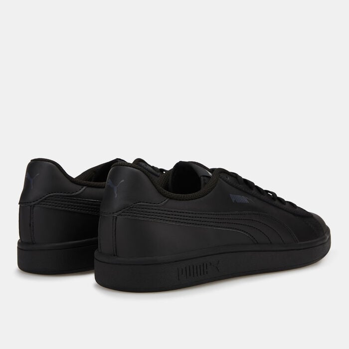 PUMA Men's Smash V2 Leather Shoe Black PUMA Men's Smash V2 Leather Shoe Black image number 2