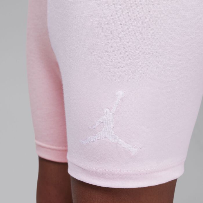 Jordan Kids' Mini Me Flight Bike Shorts Set Pink Jordan Kids' Mini Me Flight Bike Shorts Set Pink image number 3