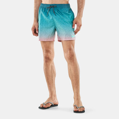 Nike Swim Men’s Swim Just Do It Fade 5-Inch Volley Shorts Red